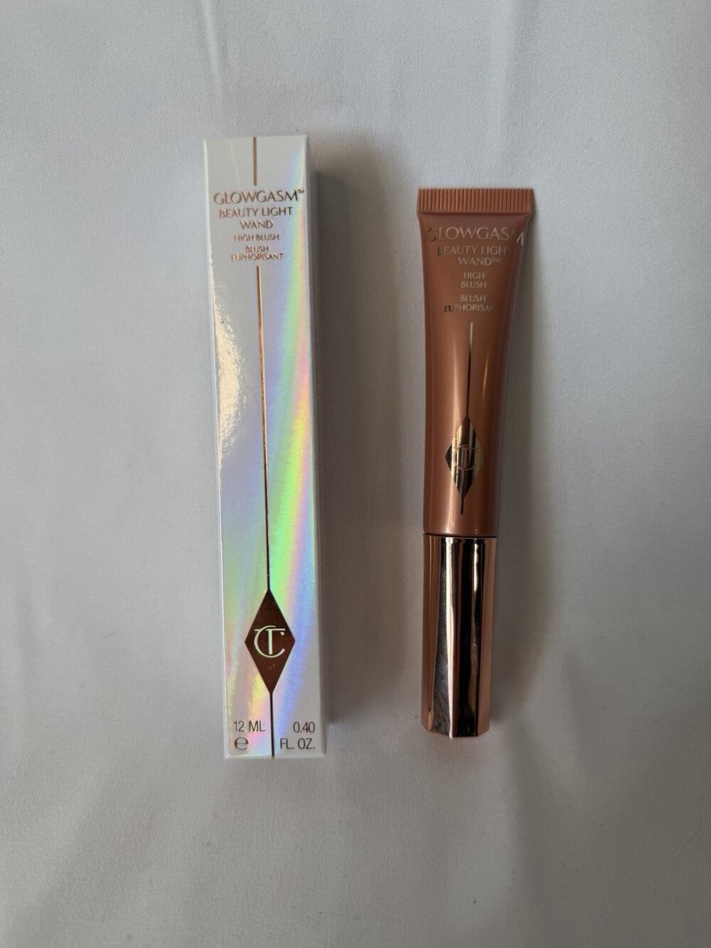 Charlotte Tilbury Beauty Highlighter Wand - Pinkgasm NIB